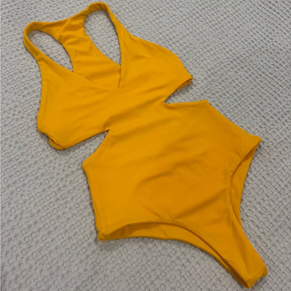 Ola Feroz - Vibrant Yellow One Piece Swimsuit